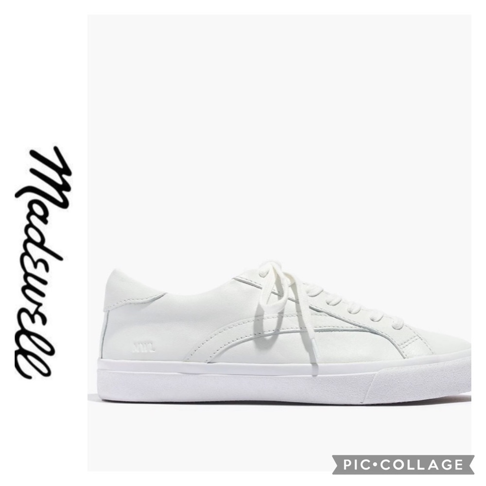Madewell | Women's Sidewalk Low-Top Sneakers in Leather~8.5
